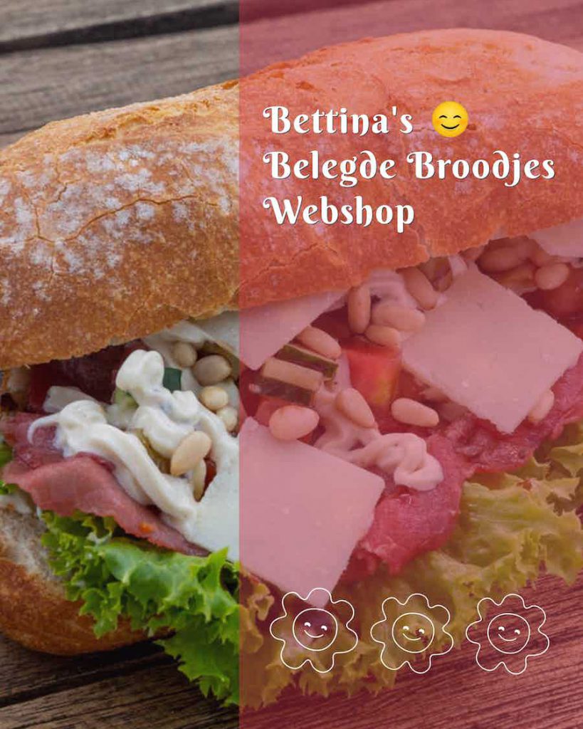 Bettina's Bakery Belegde Broodjes webshop, Elsloo Limburg